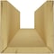 Ekena Millwork 3-Sided (U-beam) Hand Hewn Endurathane Faux Wood Ceiling Beam, Premium Mahogany, 4"W x 8"H  x 8'L BMHH3C0040X080X096ZM - alternate 5